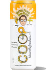 Hocus Pocus Now Focus mango sparkling yerba mate can, front