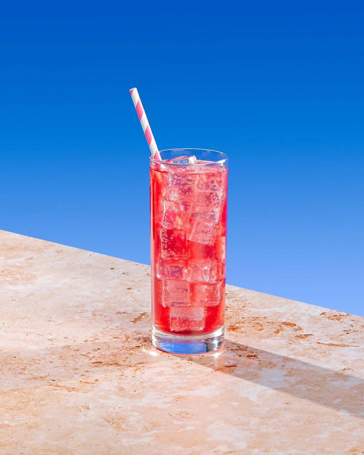Regress The Stress in a glass over ice