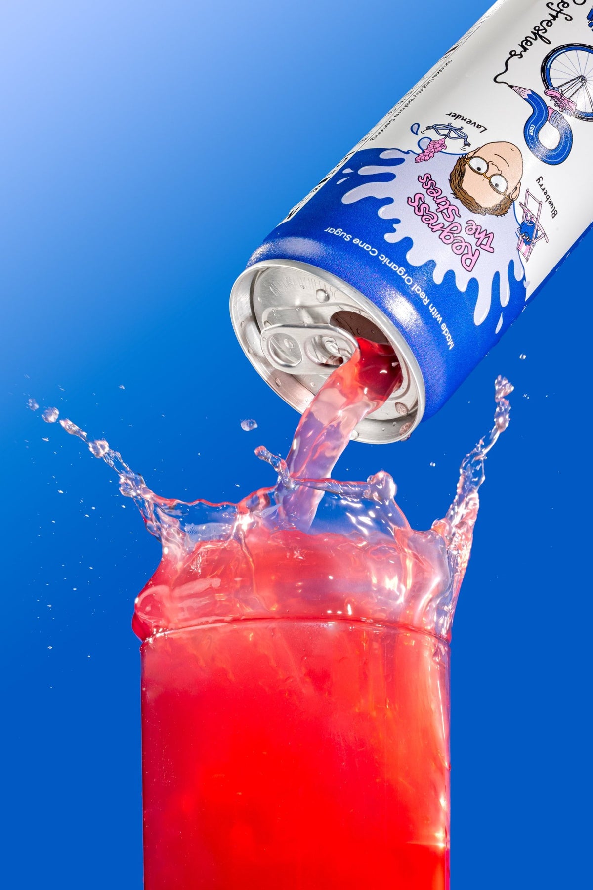 Regress The Stress pouring into a glass